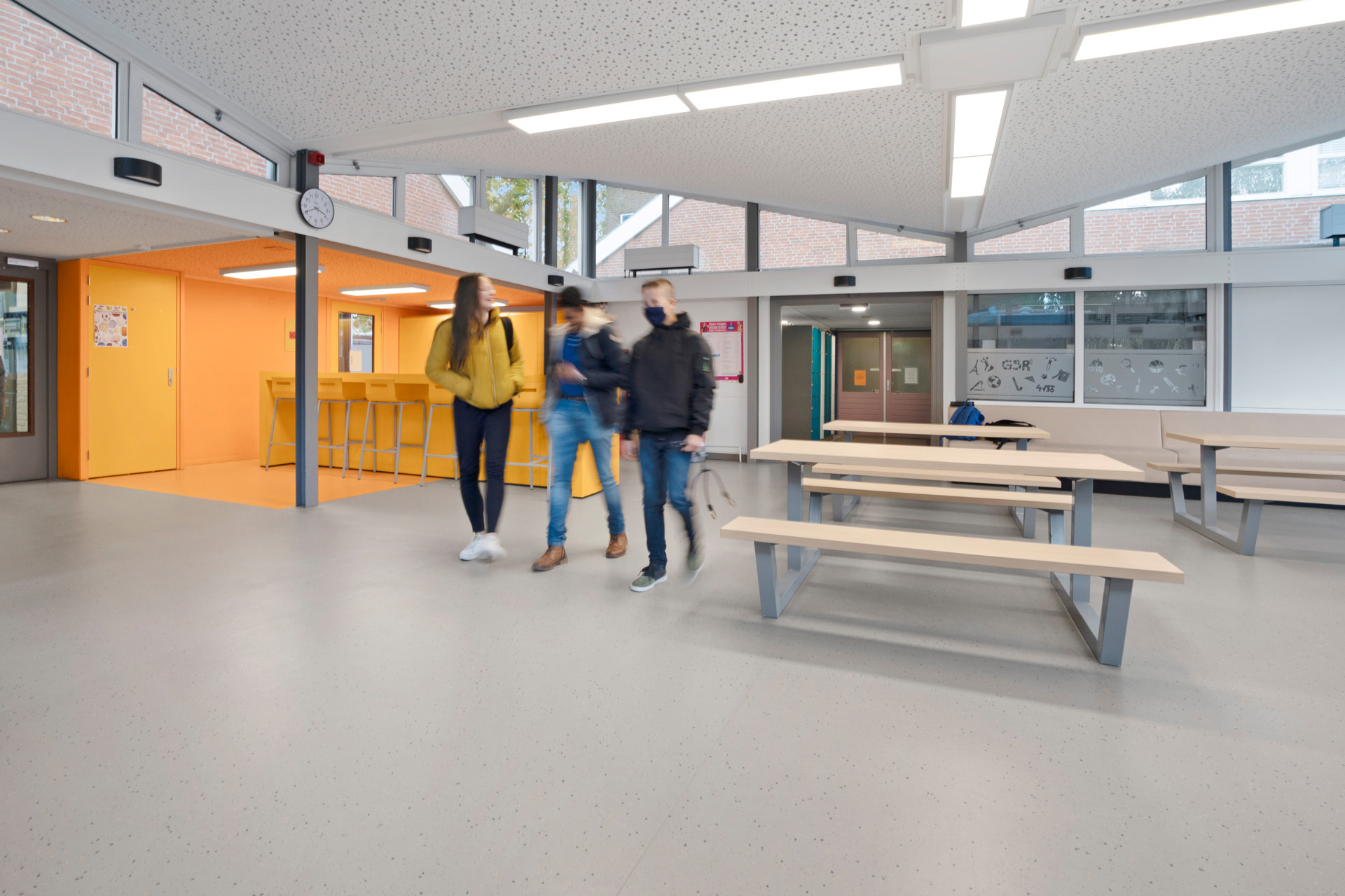 Onderwijs Aula Verbouwing Akoestiek Architect 1